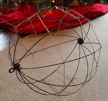 NON Chicken Wire Lighted Christmas Balls - Redeem Your Ground
