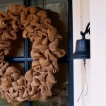 The Burlap Wreath | Year’round Door Decor