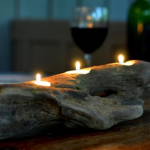 How to Make a Driftwood Candle Holder
