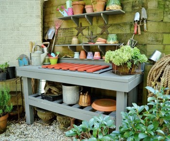 How to Make a Potting Bench (Post #2 of 2) - Redeem Your Ground ...