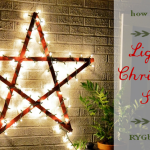 How to Make a Lighted Christmas Star (or Card Holder)