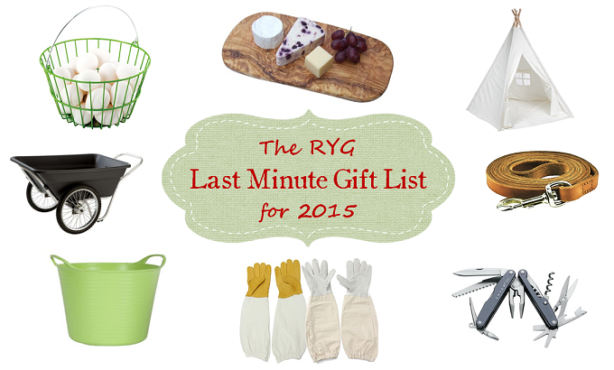 RYG Christmas Gift List 2015 - Redeem Your Ground | RYGblog.com