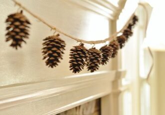 7 Fun Fall Activities ... How to Make Pinecone Garland - Redeem Your Ground | RYGblog.com