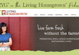 Redeem Your Ground on the Living Homegrown Podcast | RYGblog.com